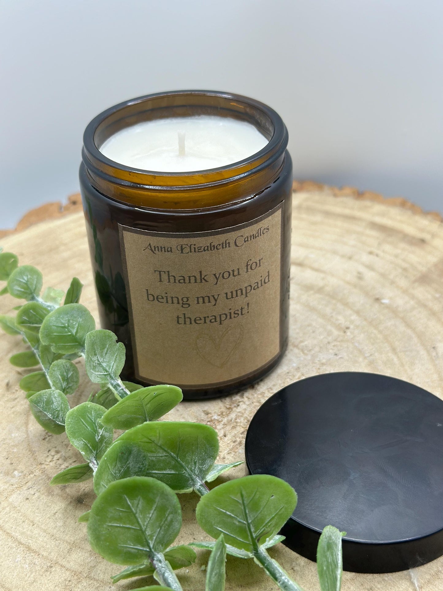 Gift for a friend, Friendship Candle, 'Thank you for being my unpaid therapist' Candle, Candle for a friend, Scented Candle Gift,