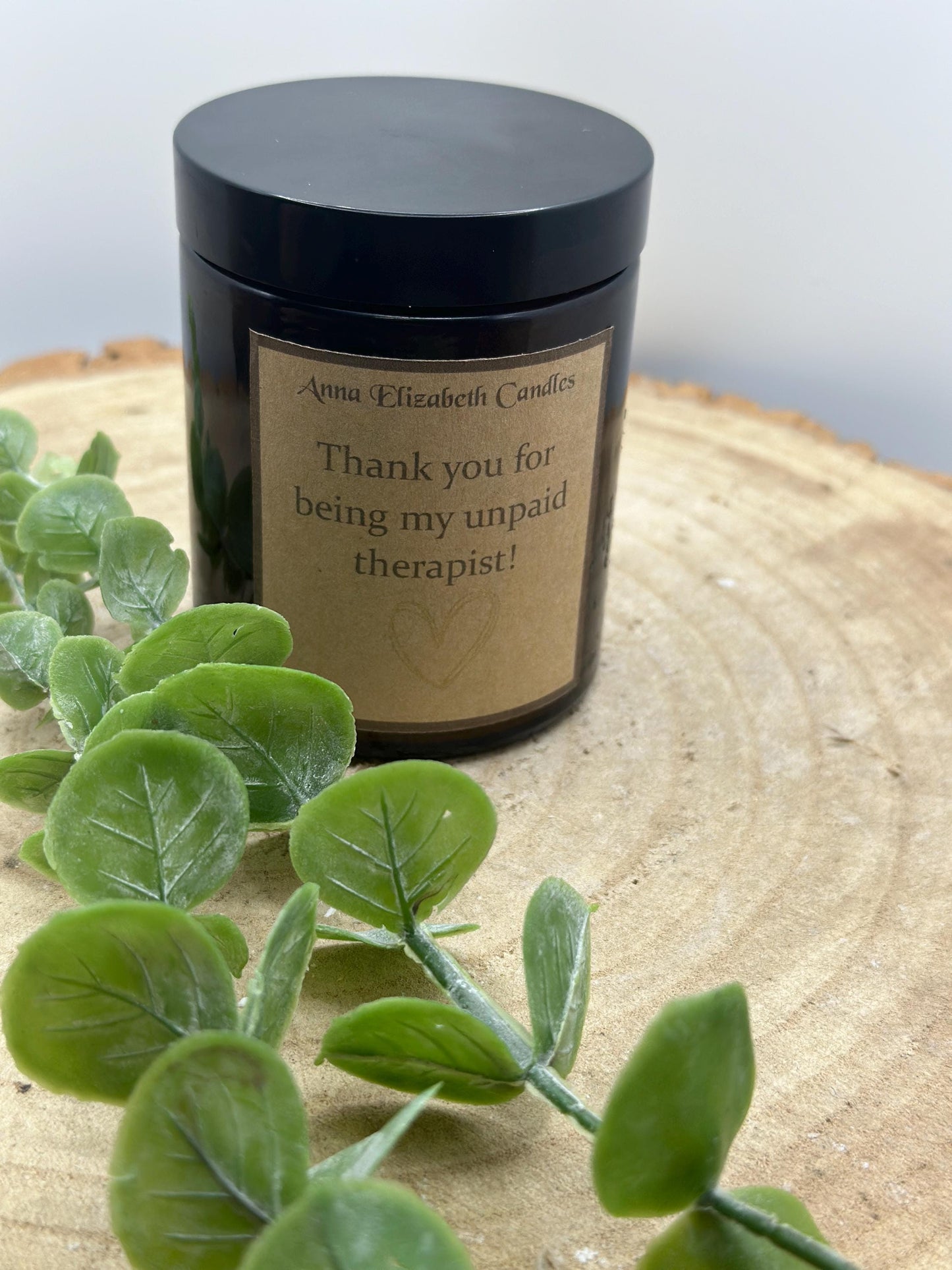 Gift for a friend, Friendship Candle, 'Thank you for being my unpaid therapist' Candle, Candle for a friend, Scented Candle Gift,