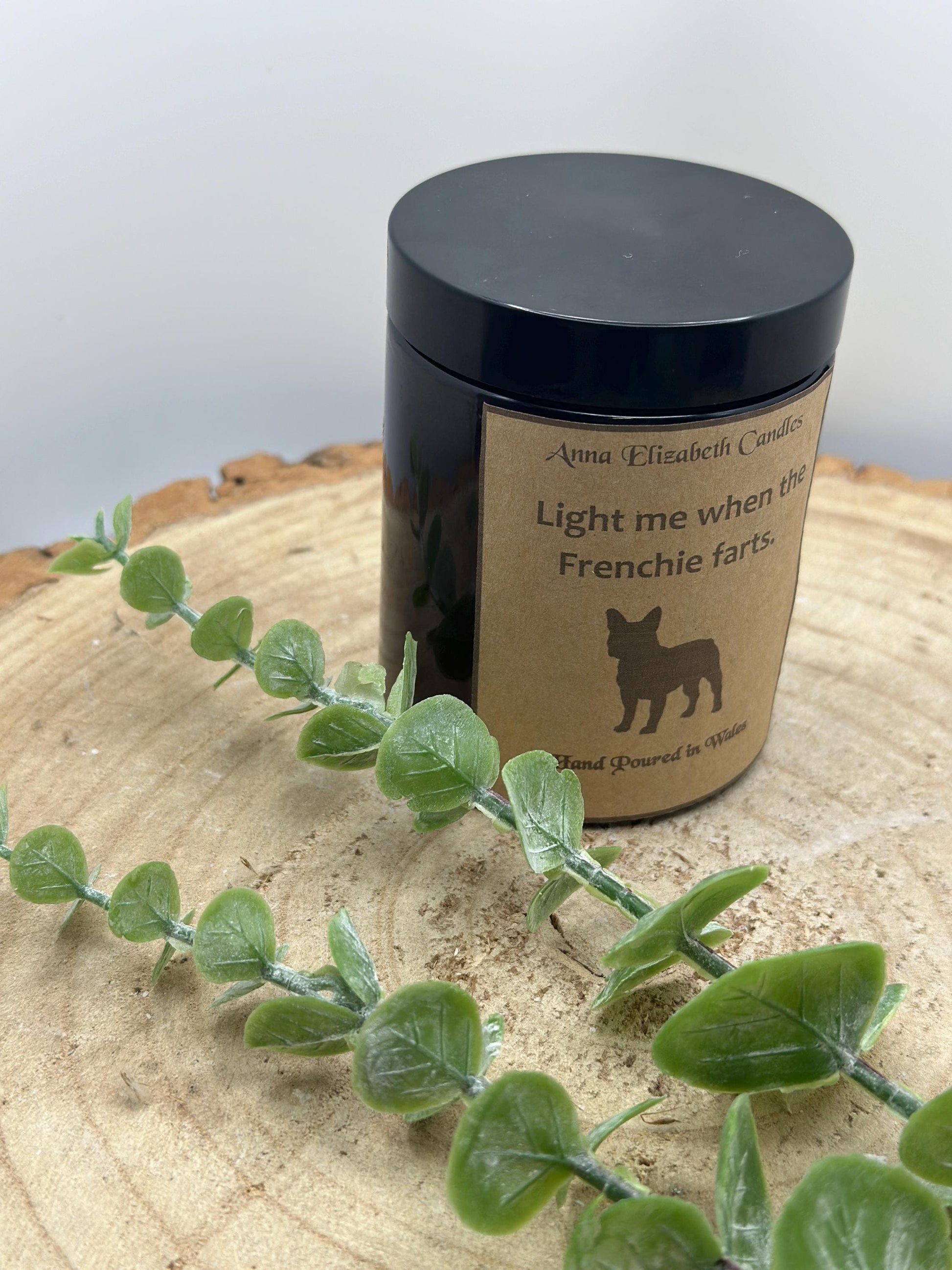 Light Me When The Dog Farts Candle, Personalised Dog Breed Candles, Amber Candles, Soy Wax Candle Gifts, Handmade in Wales,