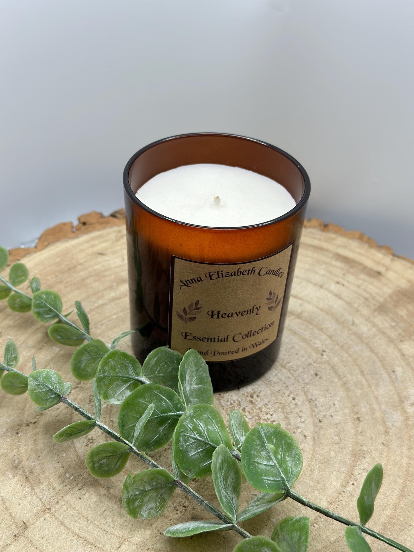 Aromatherapy Scented Candles, Natural and Therapeutic, Soy Wax and Vegan Friendly Candles, Medium Amber Jars Essential Oils Collection