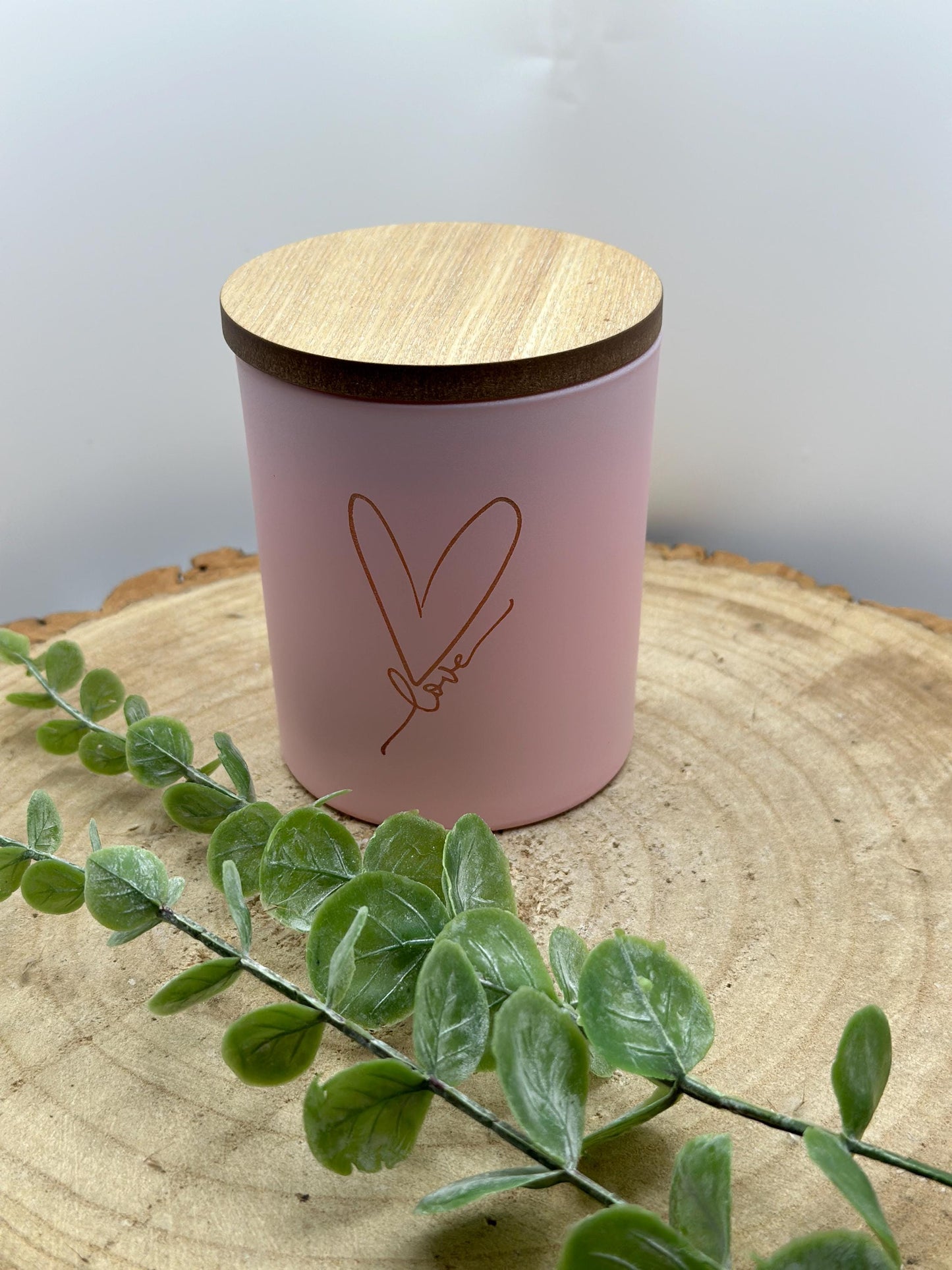 Pink Candle, Romantic Candle, Soy Wax Scented Candles, Valentine's Gift, Handmade in Wales, Romantic Gift, Candle Gift, Birthday Gift,