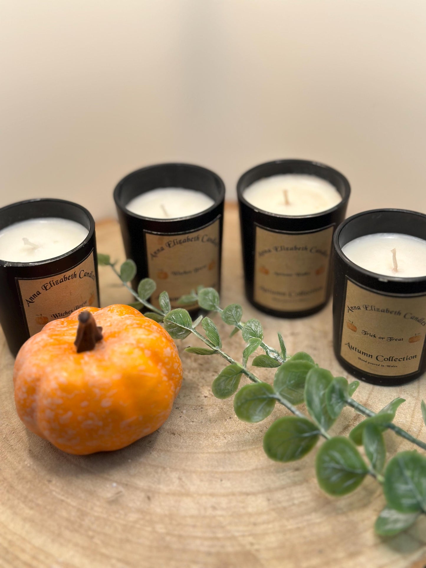 Autumn Candle Gift Box, Mini Candle Gift Box, Autumn Candles, Halloween Candles, Pumpkin Spice, Witches Brew, Trick or Treat, Autumn Walks,