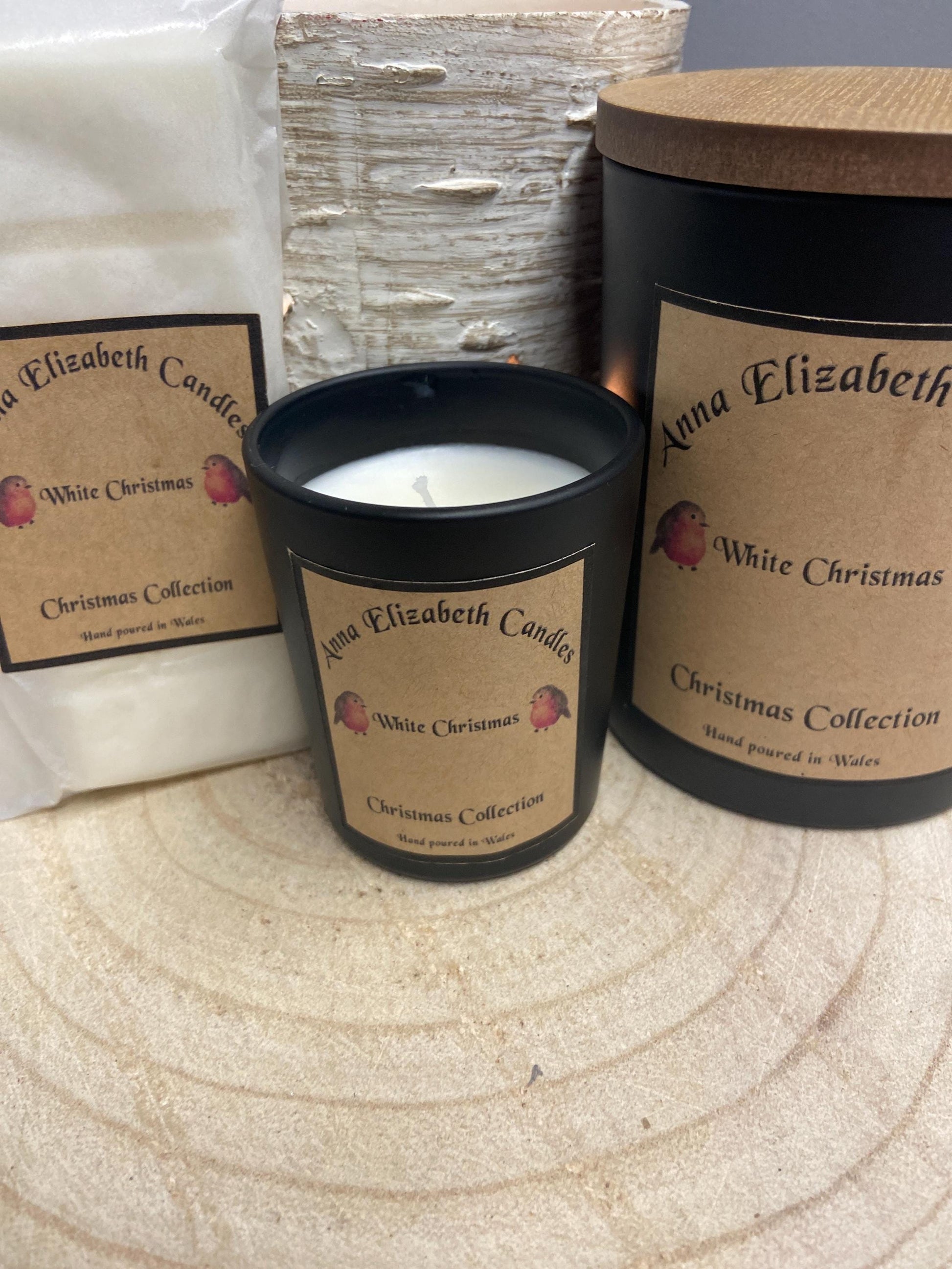 Christmas Refill Candles, Large Candle Refills, Christmas Scented Candles, Christmas Candle, Welsh Candles, Soy Wax Christmas Candle