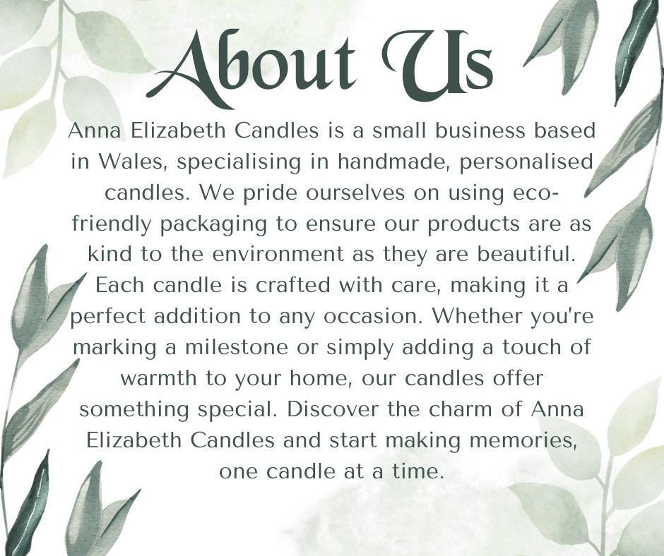 Thank You Gift, Thank You Candle, Add your own text, Personalised Candles,