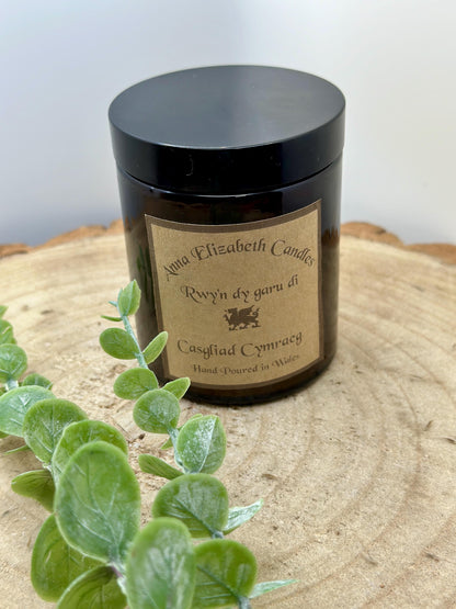 Welsh Candle, I love you, Soy Wax Candles, Scented Candle Gifts, Romantic Gifts, Welsh Gifts, I love you gift, Valentines Gift, Anniversary