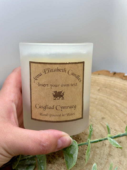 Personalised Welsh Candle, Welsh Candles, Own Message Candle, Scented Candles,