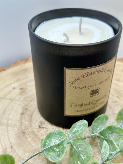 Personalised Welsh Candle, Welsh Candles, Own Message Candle, Scented Candles,