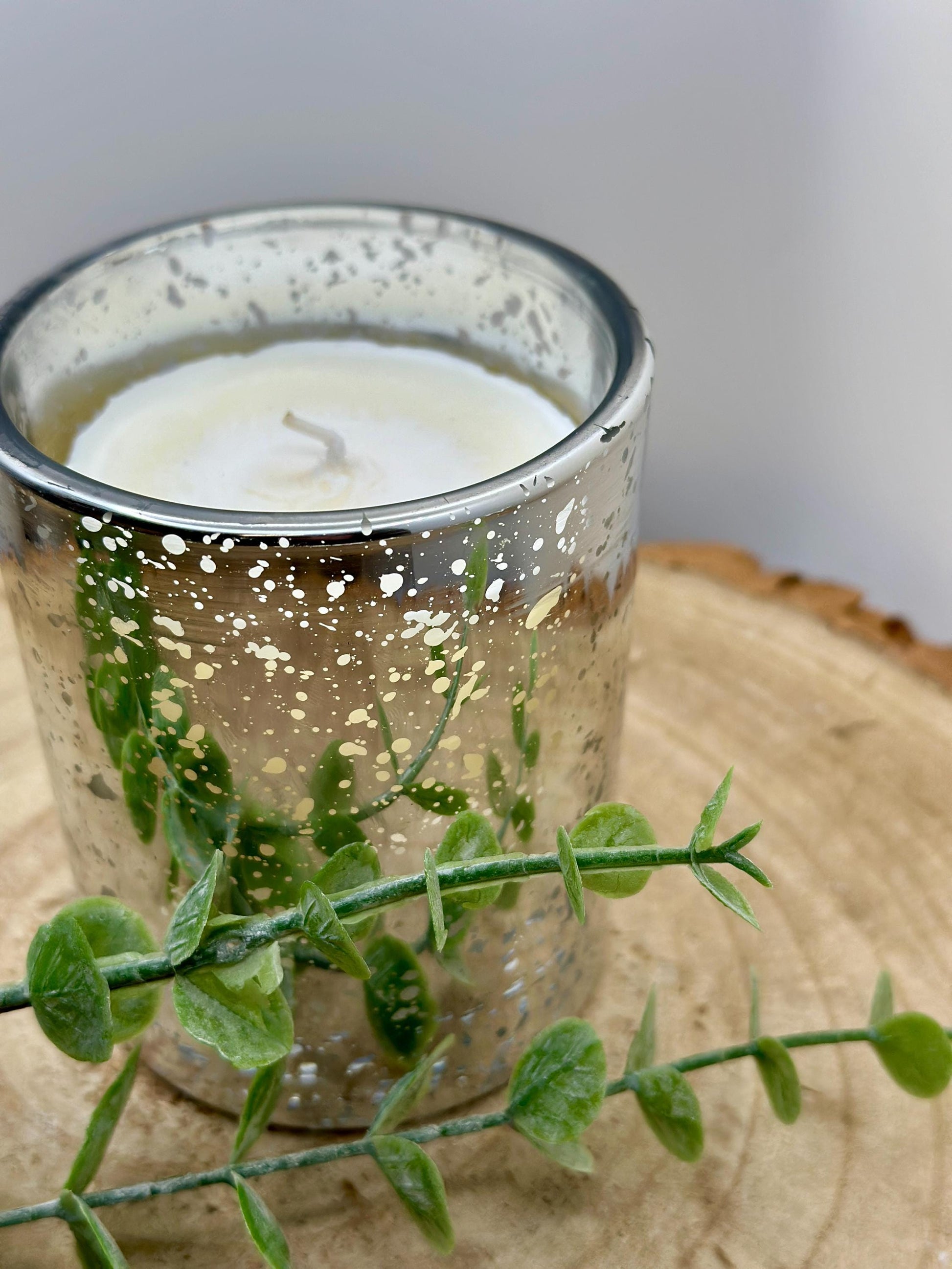 Elegant Silver Jar Candle, Perfect for Anniversary or Wedding Gifts, Scented Candles, Soy Wax Candles, Candle Gifts