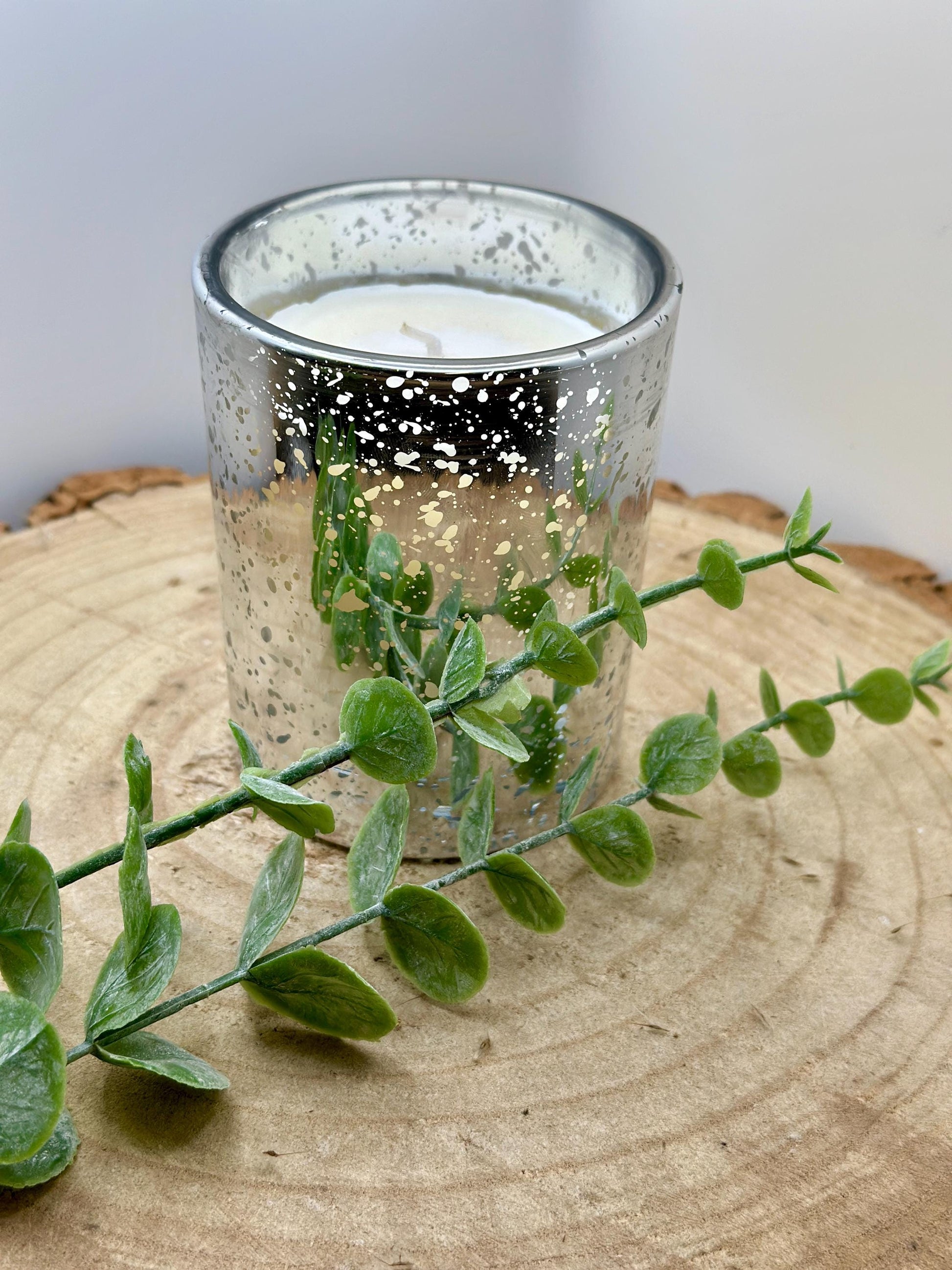 Elegant Silver Jar Candle, Perfect for Anniversary or Wedding Gifts, Scented Candles, Soy Wax Candles, Candle Gifts