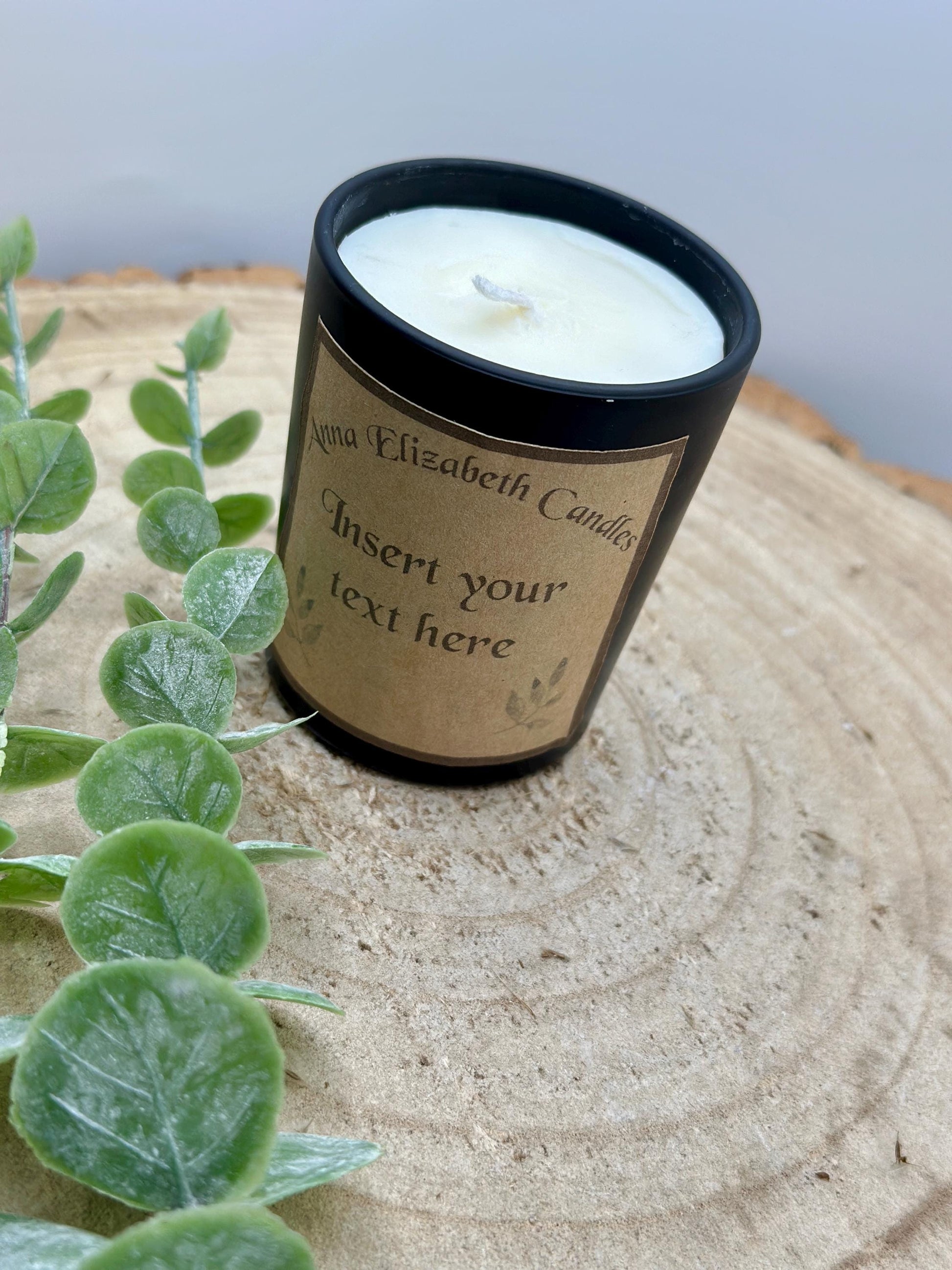 Personalised Candle Gifts, Insert your own text, Soy Wax Candles, Scented Candles