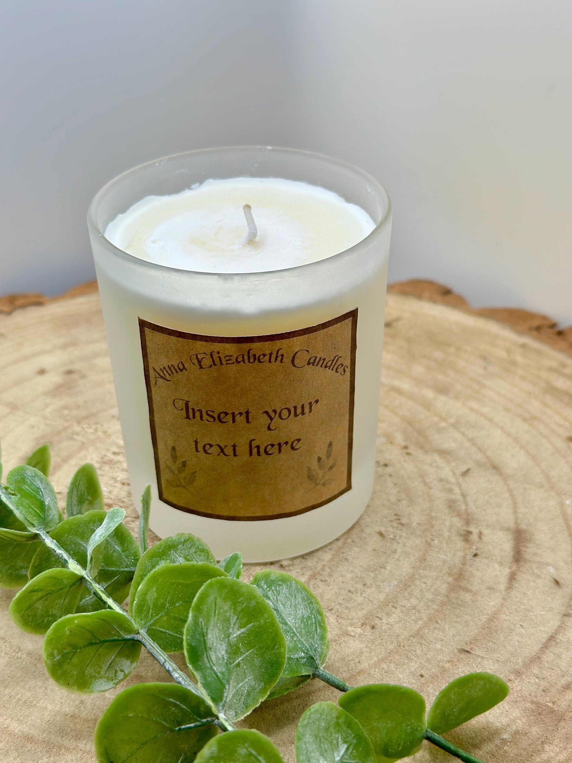 Personalised Candle Gifts, Insert your own text, Soy Wax Candles, Scented Candles