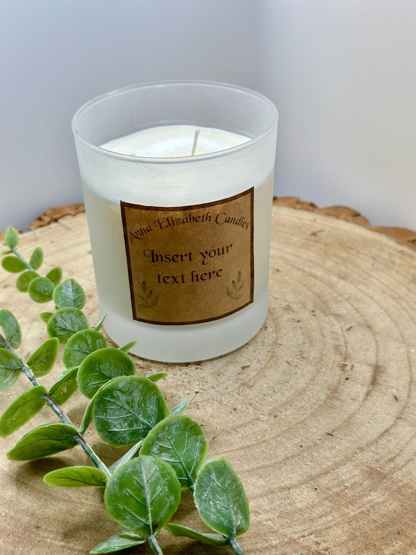 Personalised Candle Gifts, Insert your own text, Soy Wax Candles, Scented Candles