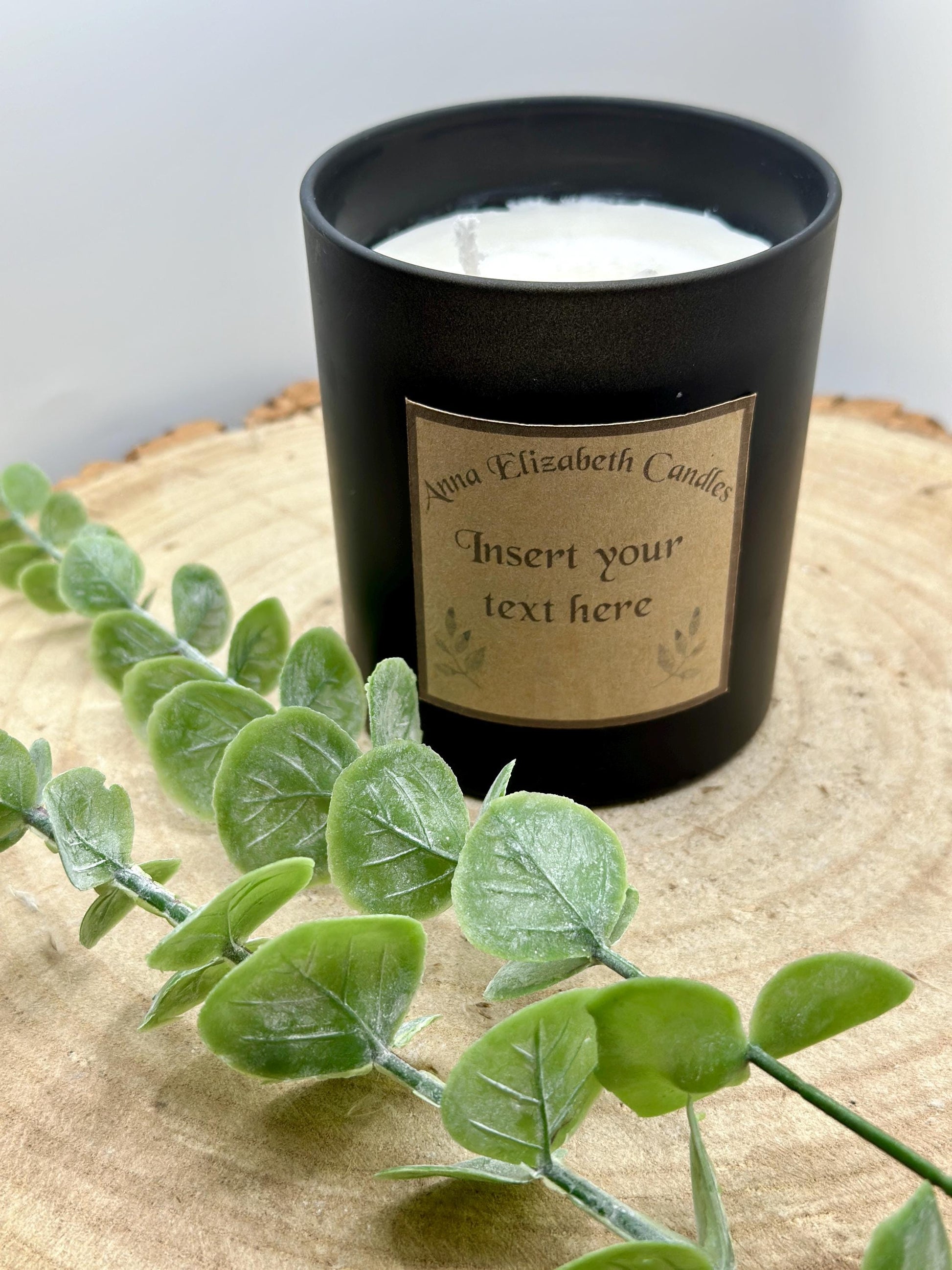 Personalised Candle Gifts, Insert your own text, Soy Wax Candles, Scented Candles