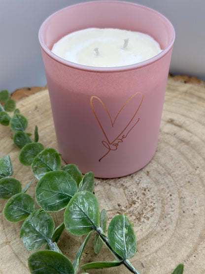 Pink Candles Perfect Gift, Soy Wax Scented Candles, Huge Scent Collection, Handmade in Wales, Romantic Gift, Candle Gift, Birthday Gift,