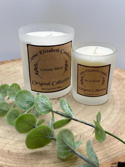 Scented Candle Gift Set , Home Fragrance, Handmade in Wales, Frosted Candles, Personalised Gift, Birthday Gift, Gifts for her,