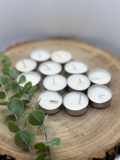 Aromatherapy Tealight Set, Energy Calm Positivity Candles, Essential Oil Tealights, Mood Boost Candle Set
