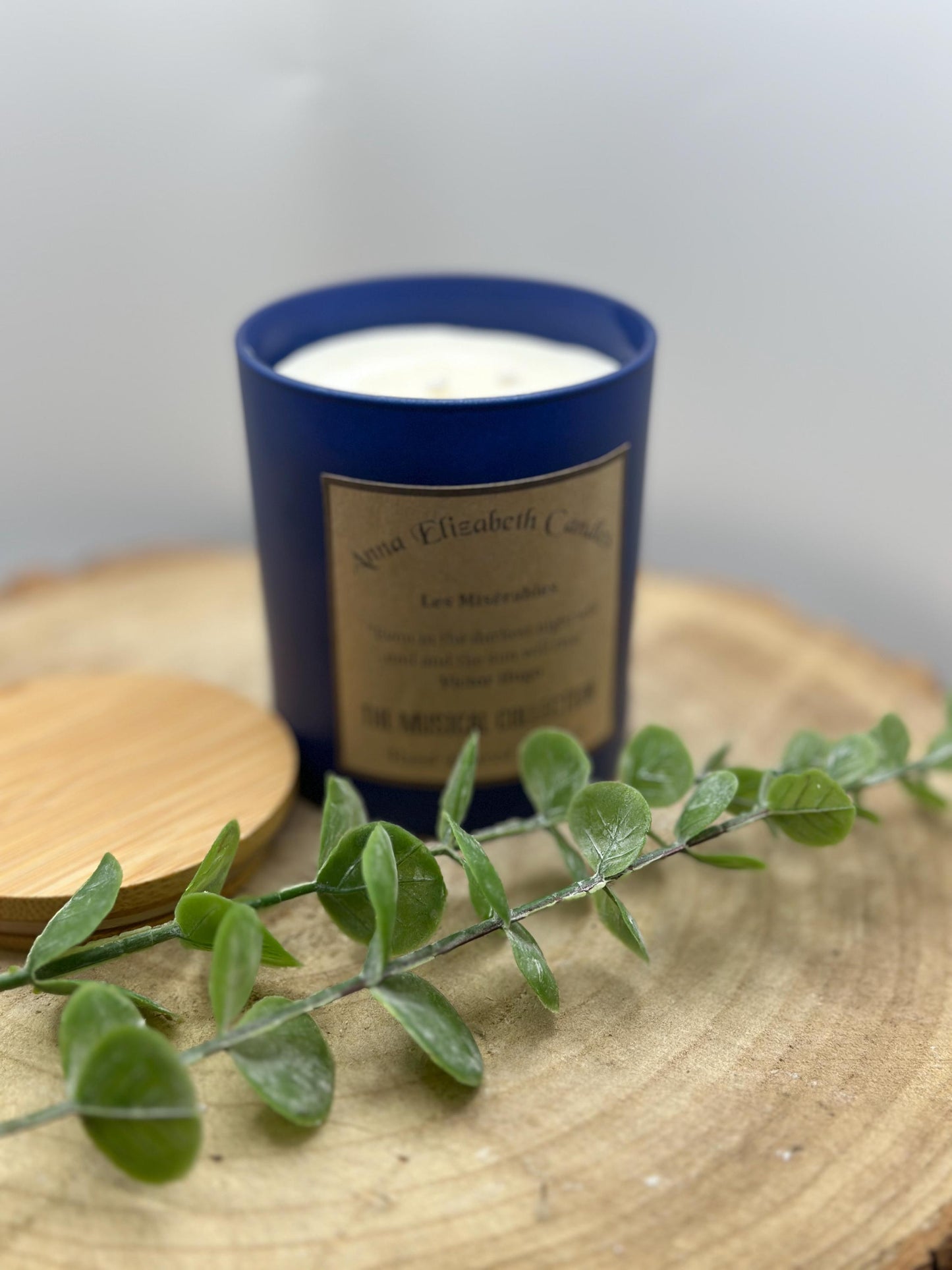 Les Miserables Themed Candle, Scented Soy Wax Candle, Candles for Musical Lovers, Handmade in Wales, Gifts for Theatre Lovers