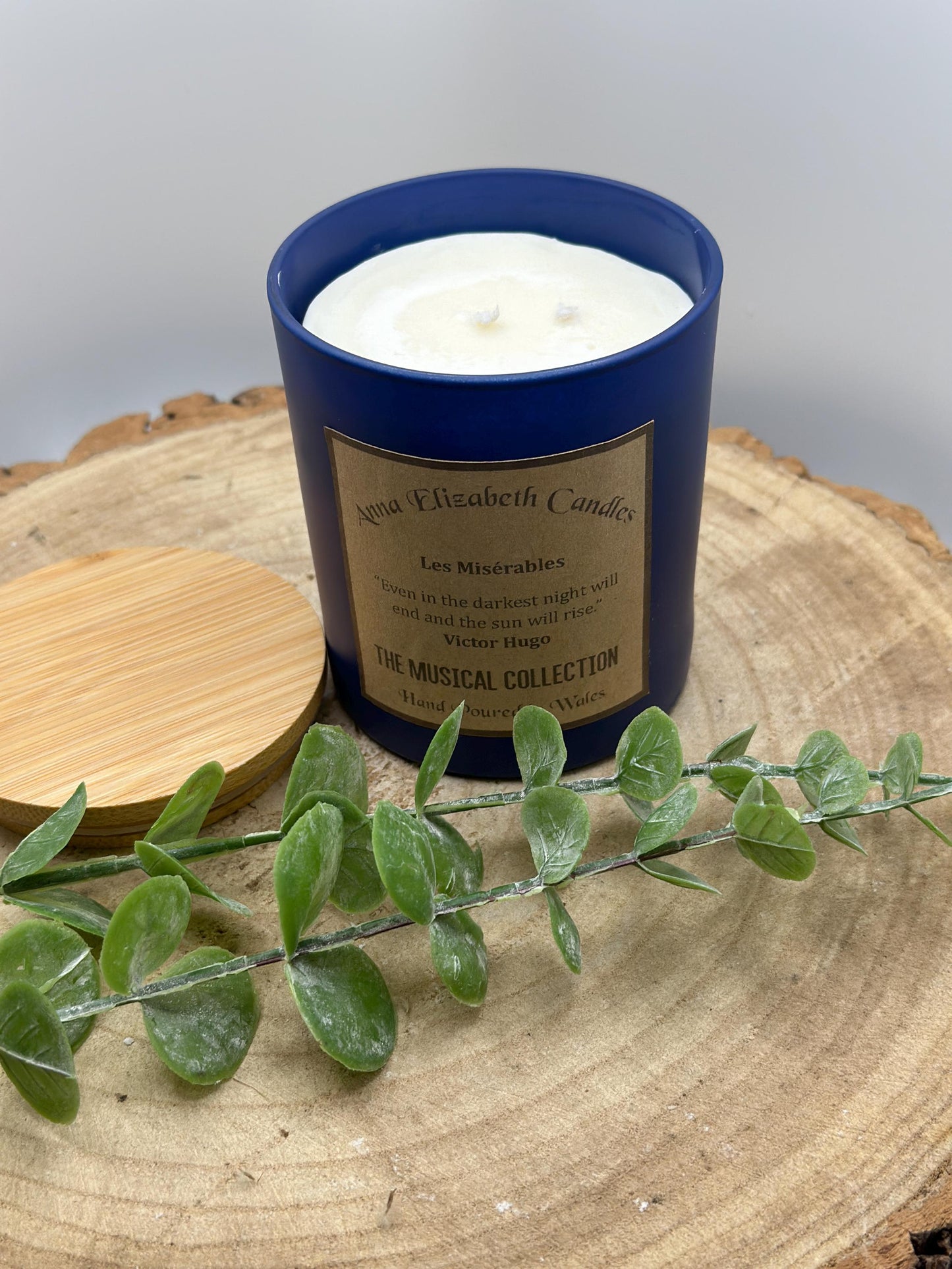 Les Miserables Themed Candle, Scented Soy Wax Candle, Candles for Musical Lovers, Handmade in Wales, Gifts for Theatre Lovers