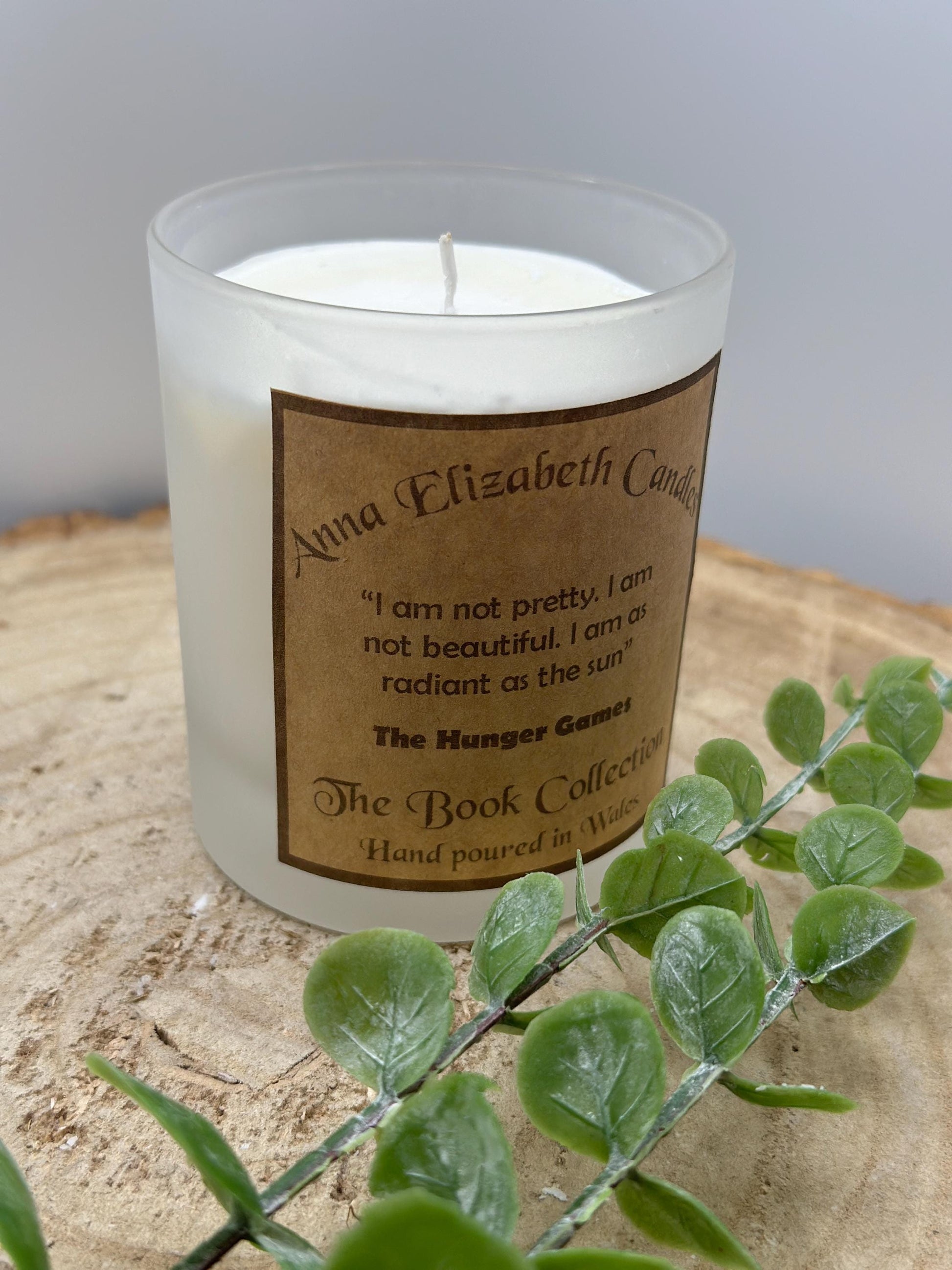 The Hunger Games, Book Quote Candles, Candle Gifts, Gifts for book lovers, Handmade Candles, Soy Wax Candles, Hand poured in Wales,