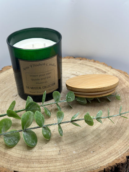 Musical themed candle, Musical Theatre Gifts, Gifts for Theatre Lovers, Themed Candles, Unique Candles