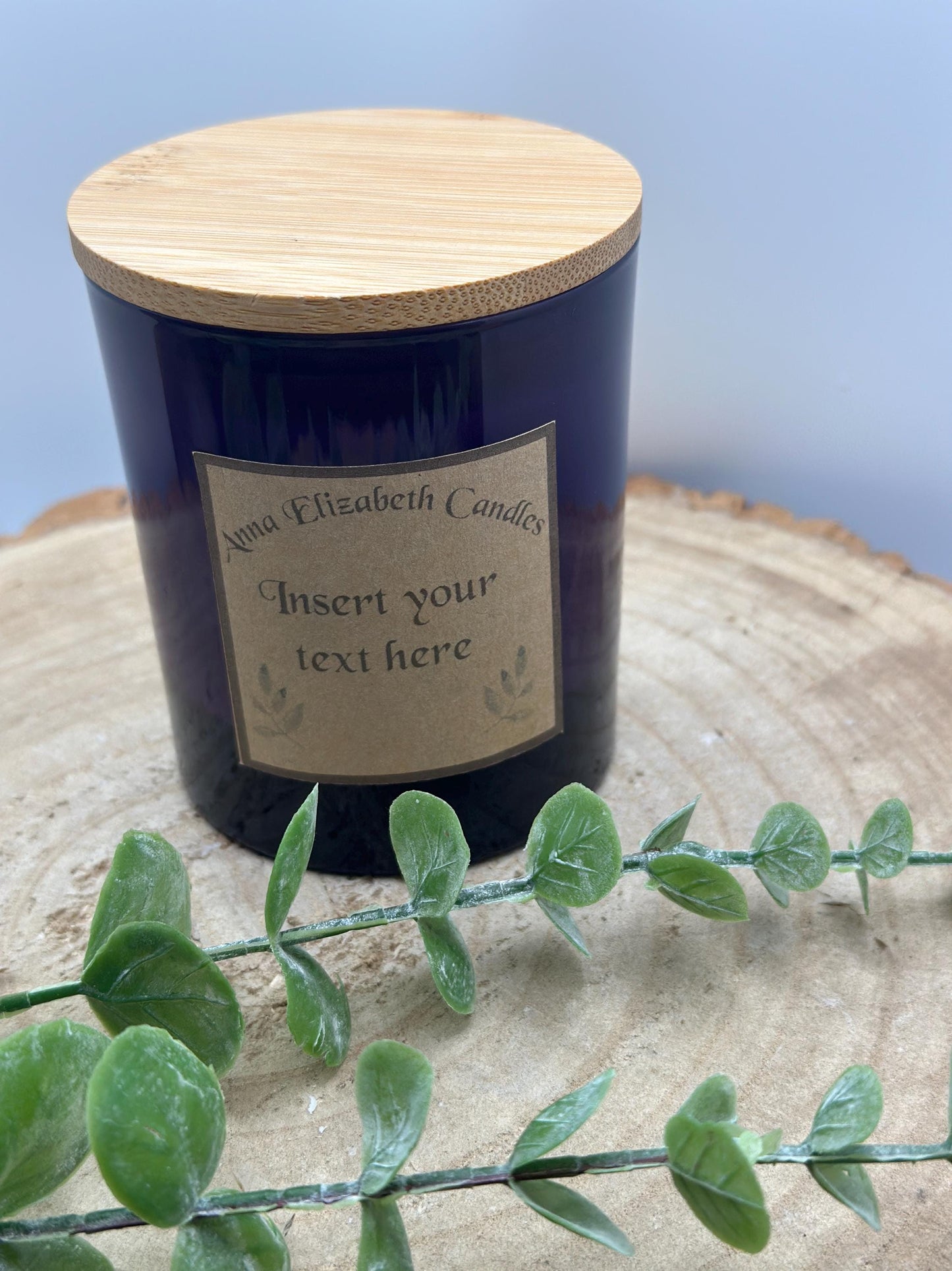 Purple Candle, Personalised Candle Gifts, Insert your own text, Soy Wax Candles, Scented Candles