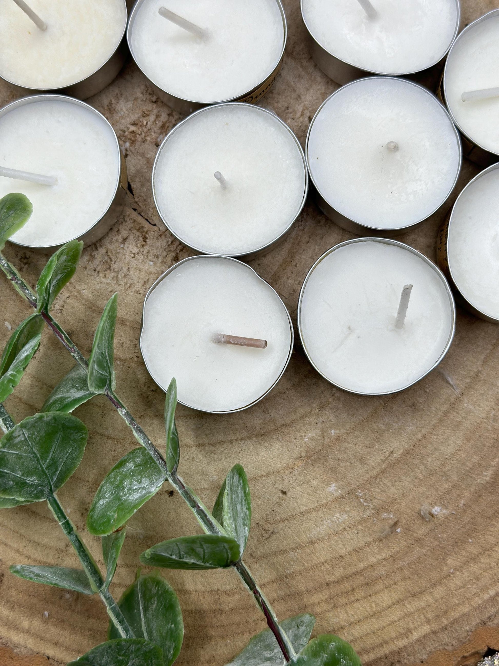 Wax Melt Tealight Set, 15 Scented Tealights, Olive Wax Tealights, Home Fragrance Sampler, Candle Samples