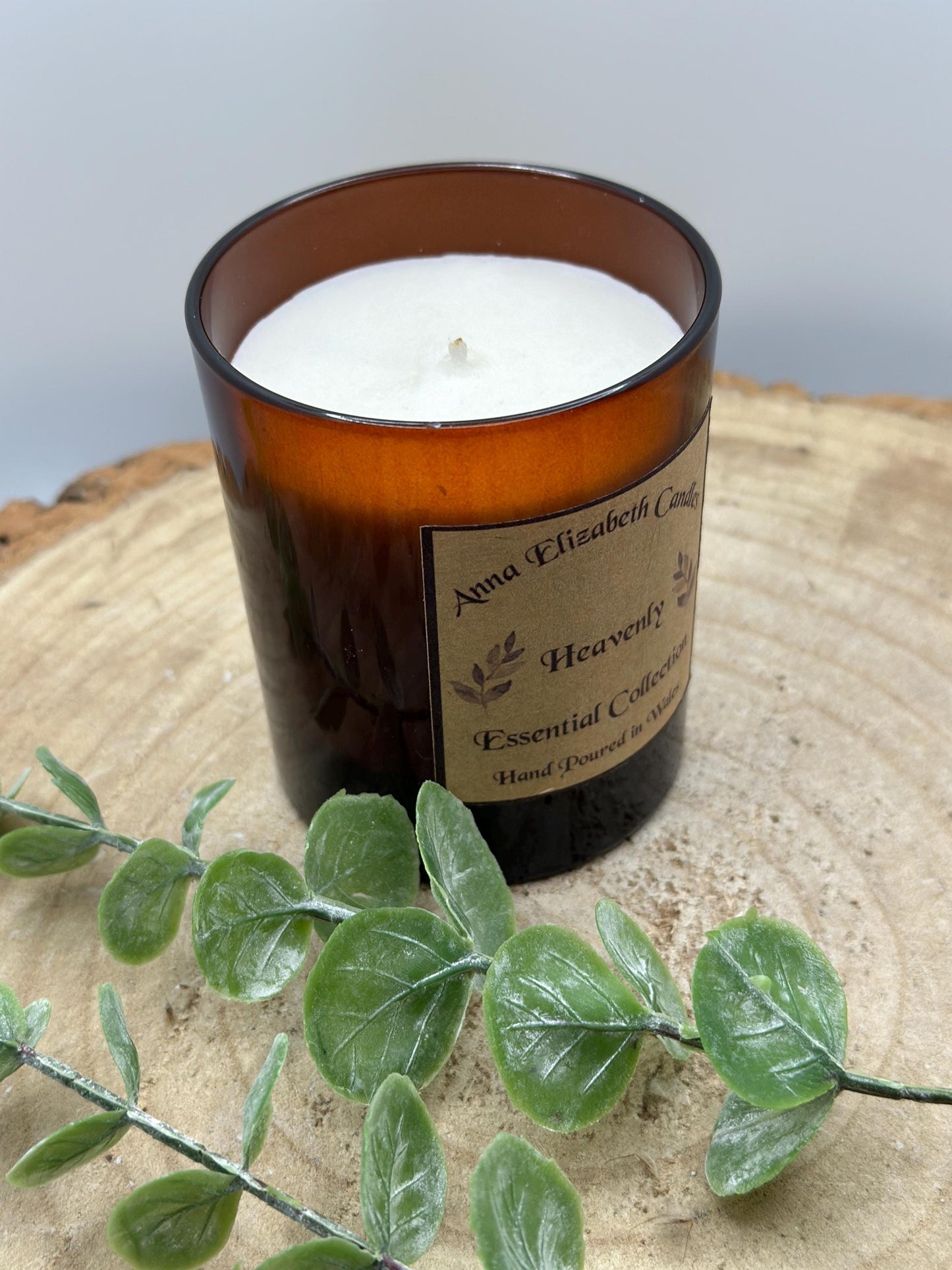 Aromatherapy Scented Candles, Natural and Therapeutic, Soy Wax and Vegan Friendly Candles, Medium Amber Jars Essential Oils Collection