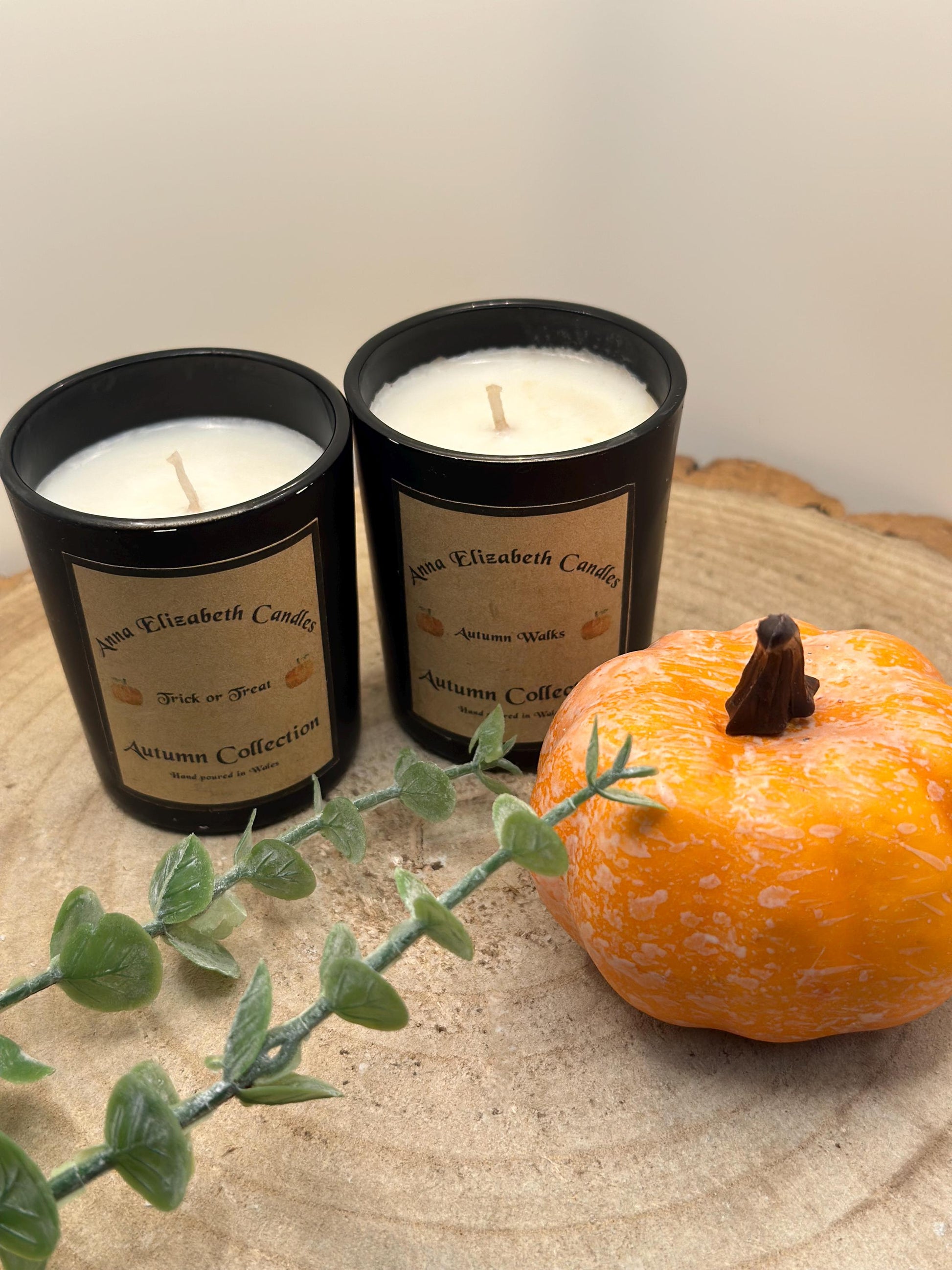 Autumn Candle Gift Box, Mini Candle Gift Box, Autumn Candles, Halloween Candles, Pumpkin Spice, Witches Brew, Trick or Treat, Autumn Walks,