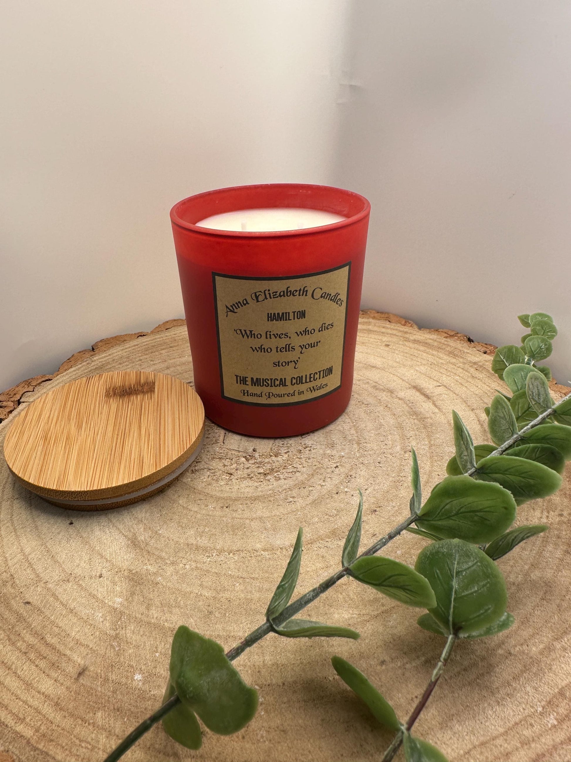 Hamilton, Musical Themed Candle, Gift for Theatre Lovers, Theatre gifts, Hamilton Gifts, Soy Wax Candle Gifts, Gifts for Musical Lovers