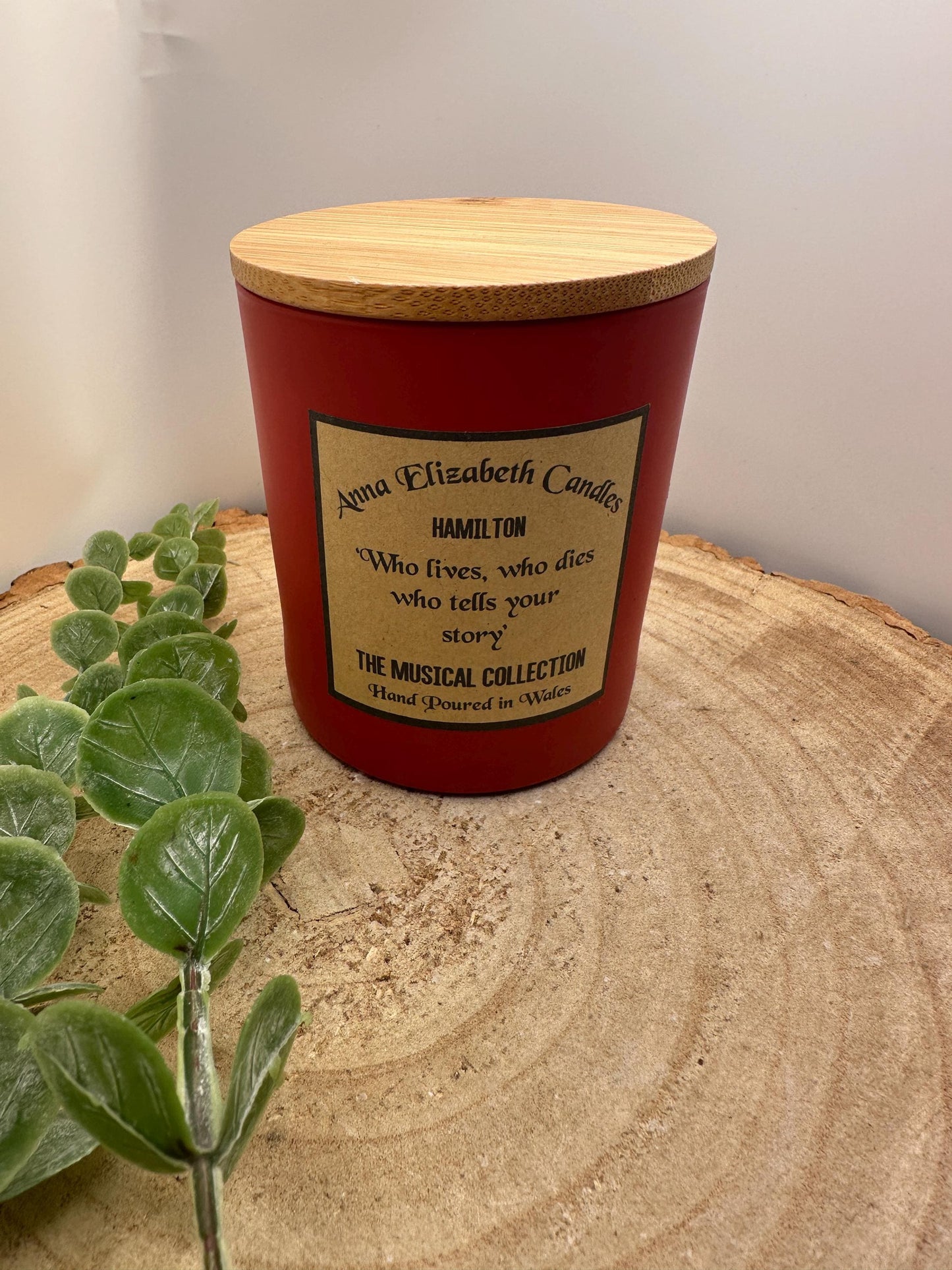 Hamilton, Musical Themed Candle, Gift for Theatre Lovers, Theatre gifts, Hamilton Gifts, Soy Wax Candle Gifts, Gifts for Musical Lovers