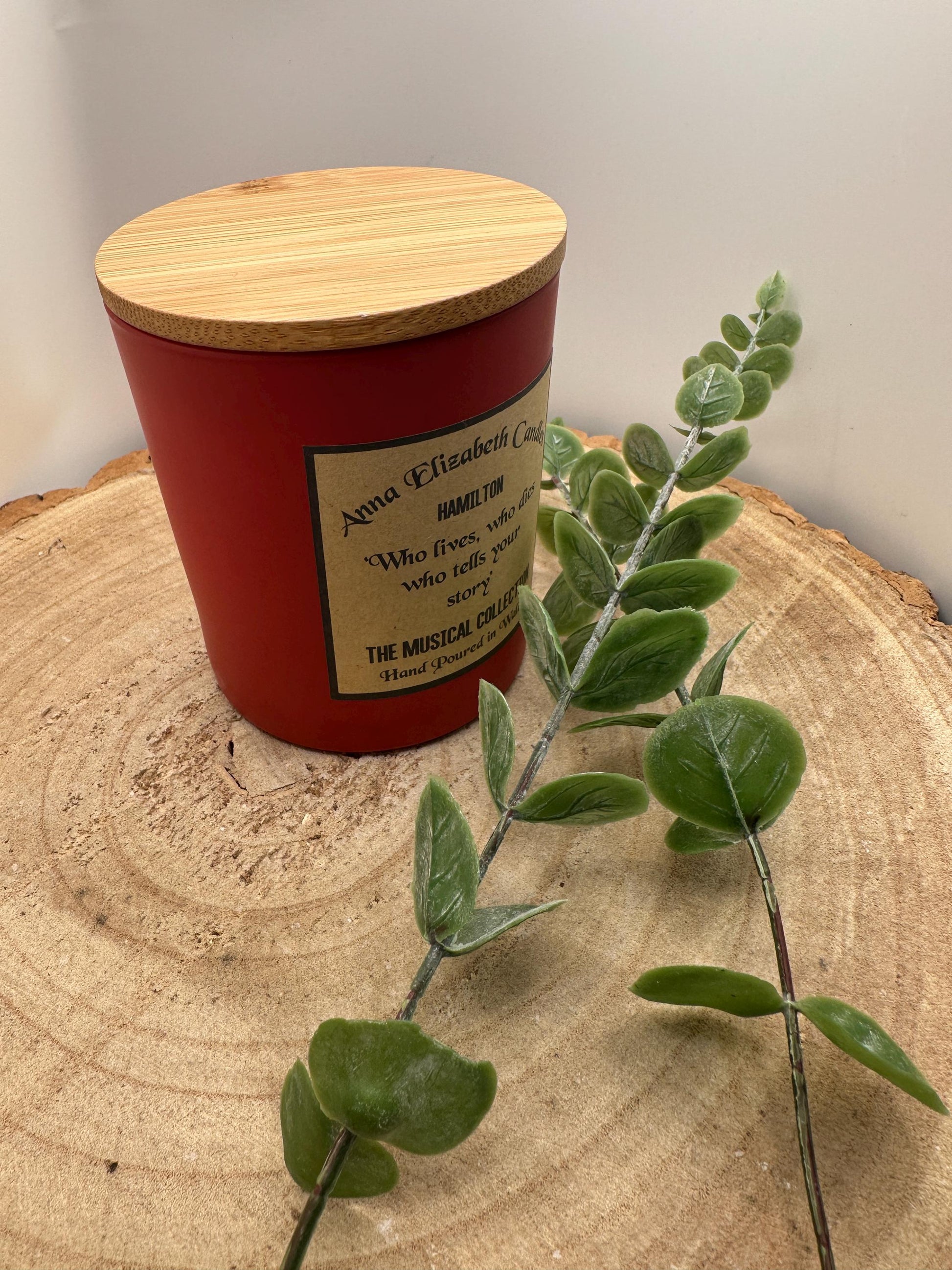 Hamilton, Musical Themed Candle, Gift for Theatre Lovers, Theatre gifts, Hamilton Gifts, Soy Wax Candle Gifts, Gifts for Musical Lovers