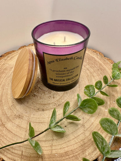 Six the Musical, Musical Themed Candles, Gifts for Musical Lovers, Theatre Gifts, Candle Gifts