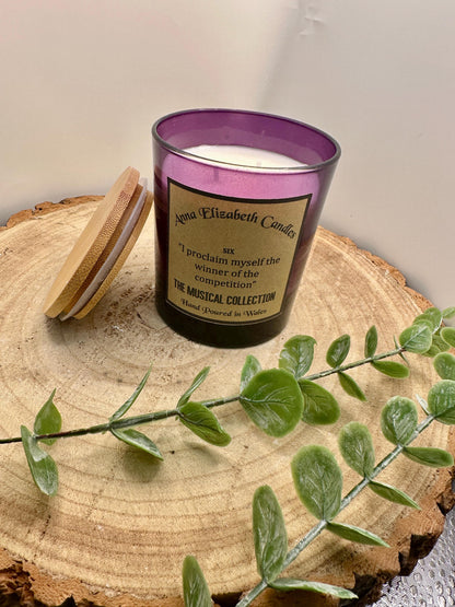 Six the Musical, Musical Themed Candles, Gifts for Musical Lovers, Theatre Gifts, Candle Gifts