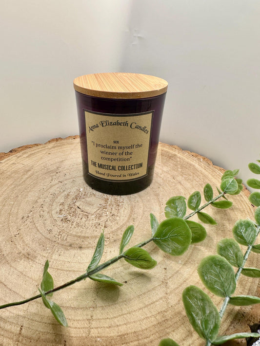 Six The Musical Candle, Musical Theatre Gift, Theatre Lover Gift, Broadway Candle, Empowering Candle, Queen Inspired Gift