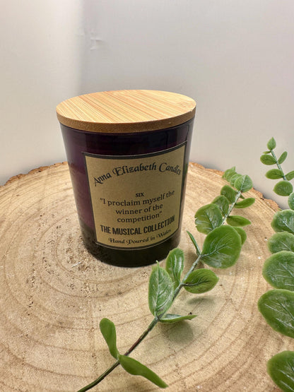 Six the Musical, Musical Themed Candles, Gifts for Musical Lovers, Theatre Gifts, Candle Gifts