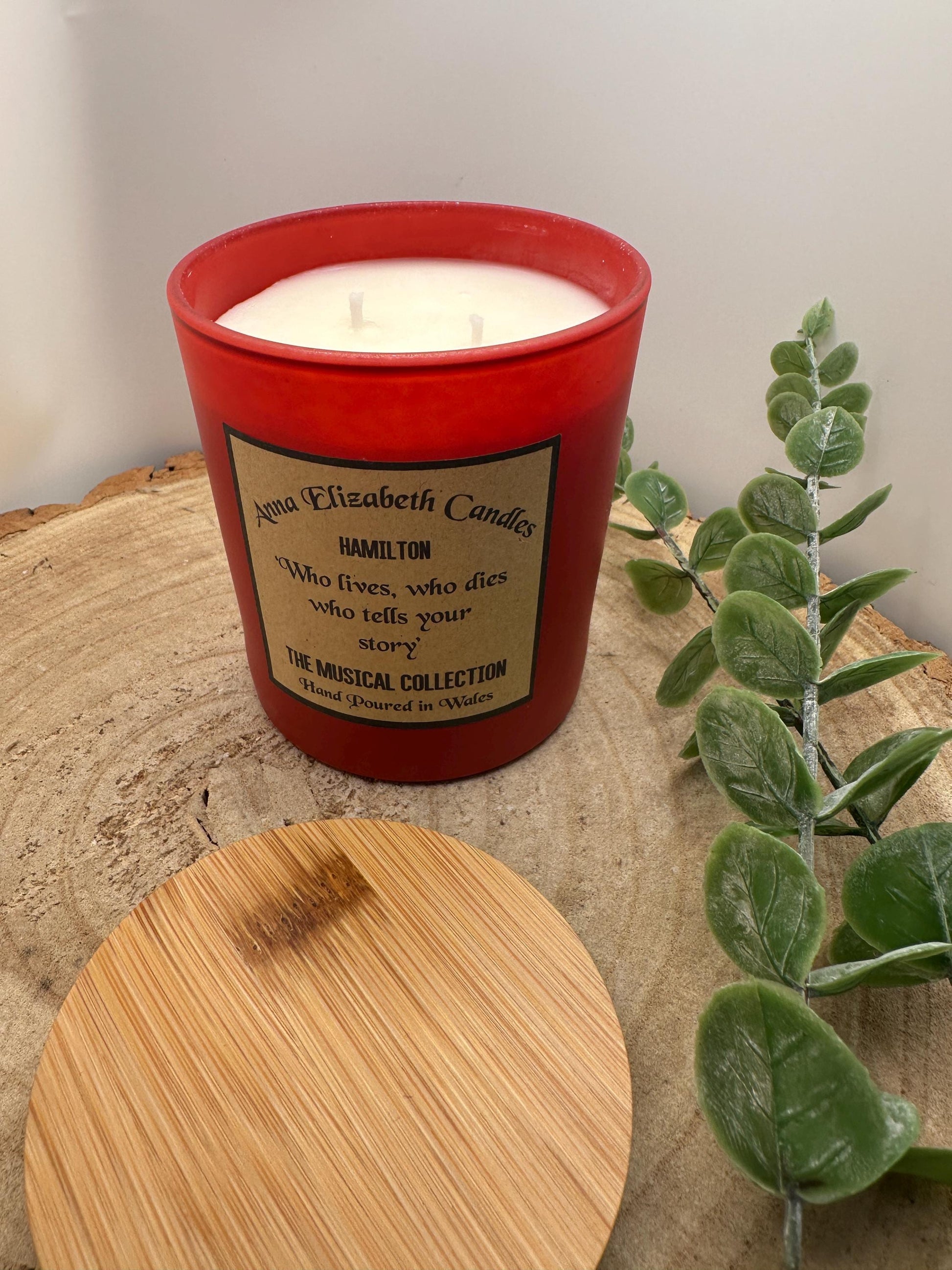 Hamilton, Musical Themed Candle, Gift for Theatre Lovers, Theatre gifts, Hamilton Gifts, Soy Wax Candle Gifts, Gifts for Musical Lovers