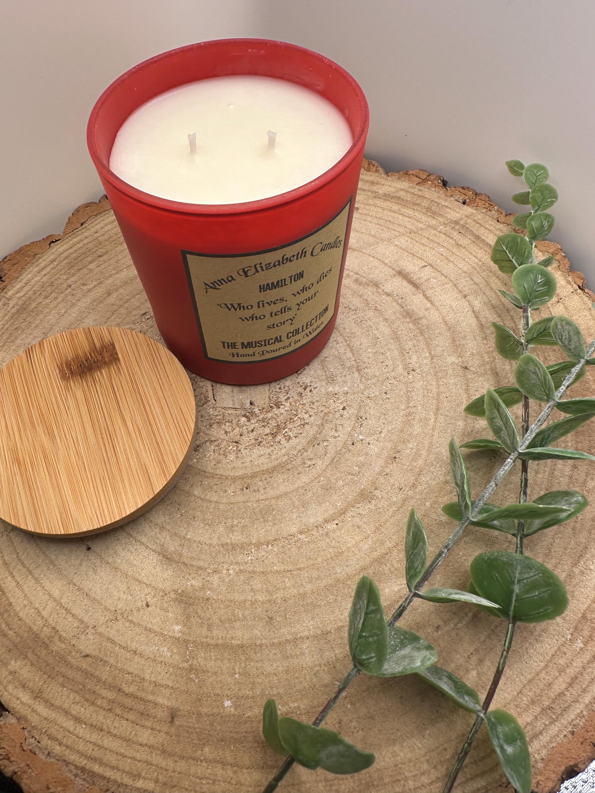 Hamilton, Musical Themed Candle, Gift for Theatre Lovers, Theatre gifts, Hamilton Gifts, Soy Wax Candle Gifts, Gifts for Musical Lovers