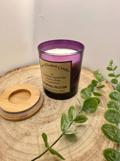 Six the Musical, Musical Themed Candles, Gifts for Musical Lovers, Theatre Gifts, Candle Gifts