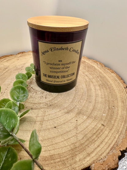 Six the Musical, Musical Themed Candles, Gifts for Musical Lovers, Theatre Gifts, Candle Gifts