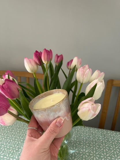 Wellness Candle, Positivity Candle, A Pot of Happiness, Mood Boosting Candle, Reusable Candle, Candle With Essentail Oils, Natural Candle
