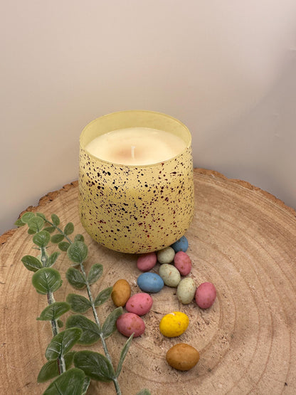 Easter Candles, Mini Egg Candle, Chocolate Scented Candle, Soy Wax Candles, Yellow Mini Egg Candle
