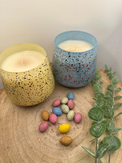 Easter Candles, Mini Egg Candle, Chocolate Scented Candle, Soy Wax Candles, Yellow Mini Egg Candle