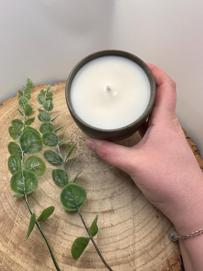 Medium Garden Candle, A Pot of Outdoors, Citronella Lavender Lemon, Summer Candle, Outdoor Scented Candle, Natural Wax, Bug Repellent