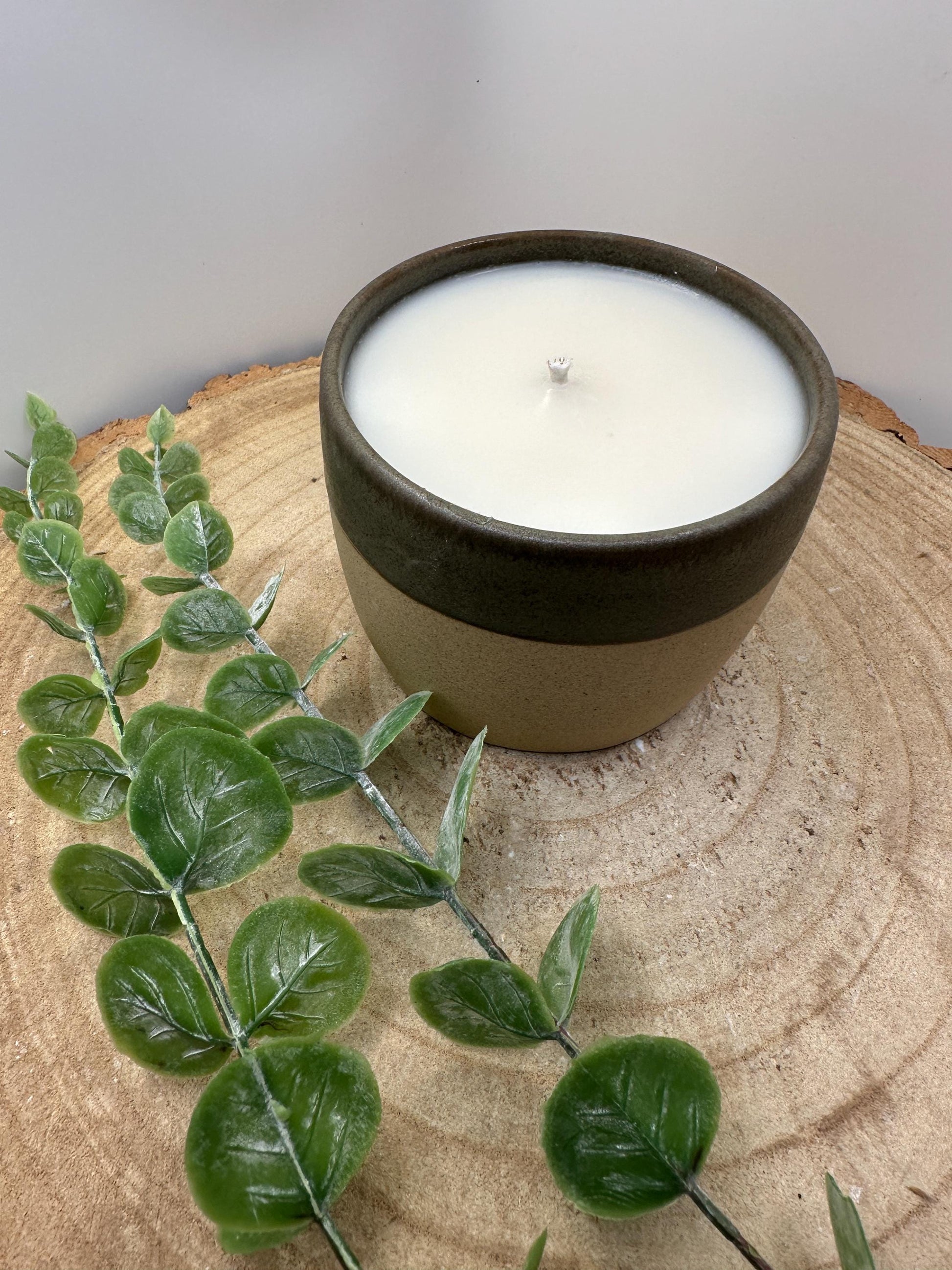 Garden Candle Gift Set, A little Pot of Outdoors, Citronella Lavender Lemon, Mini & Medium Candle Duo, Summer Outdoors Scented Candles