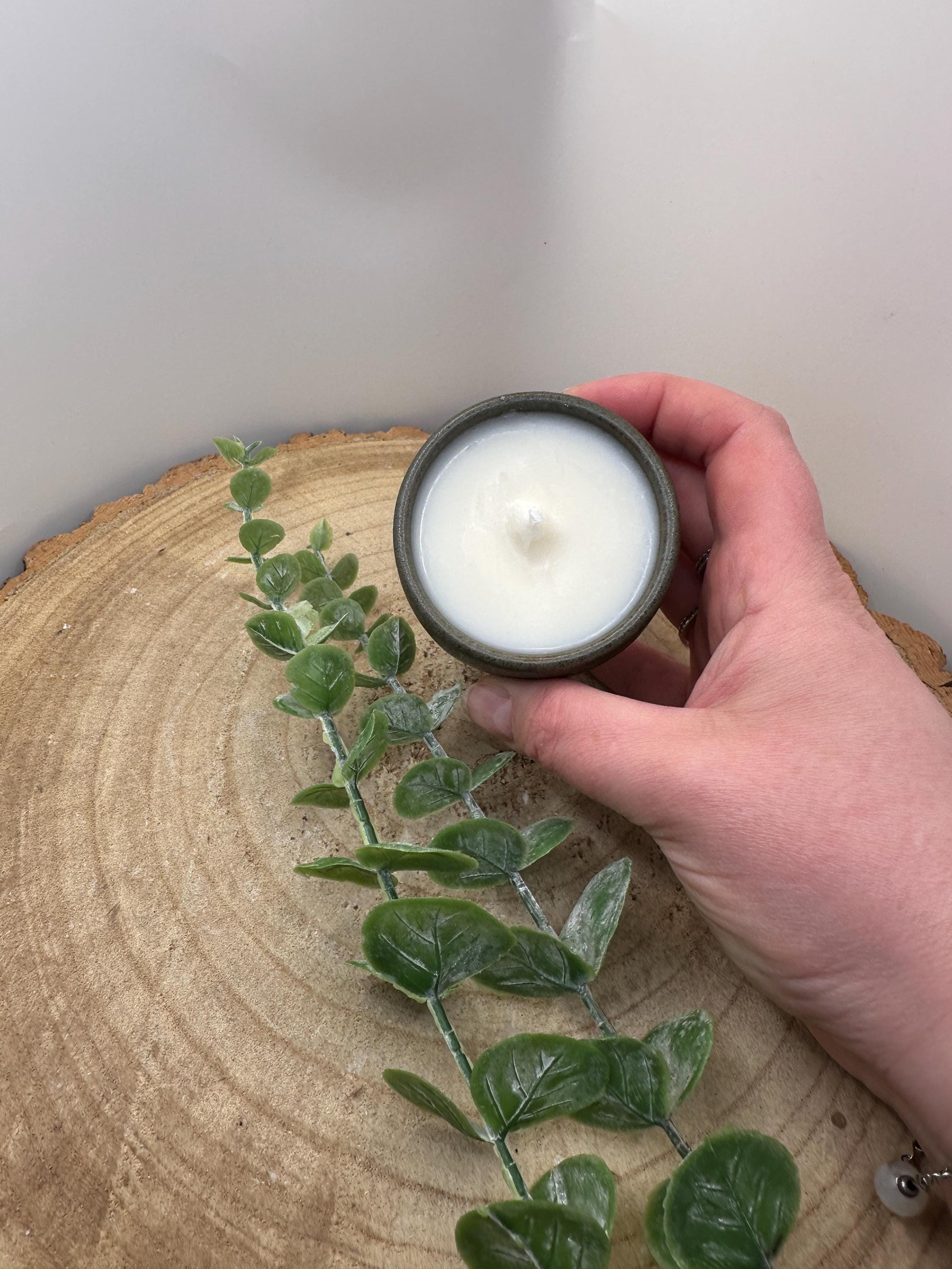 Garden Candle Gift Set, A little Pot of Outdoors, Citronella Lavender Lemon, Mini & Medium Candle Duo, Summer Outdoors Scented Candles
