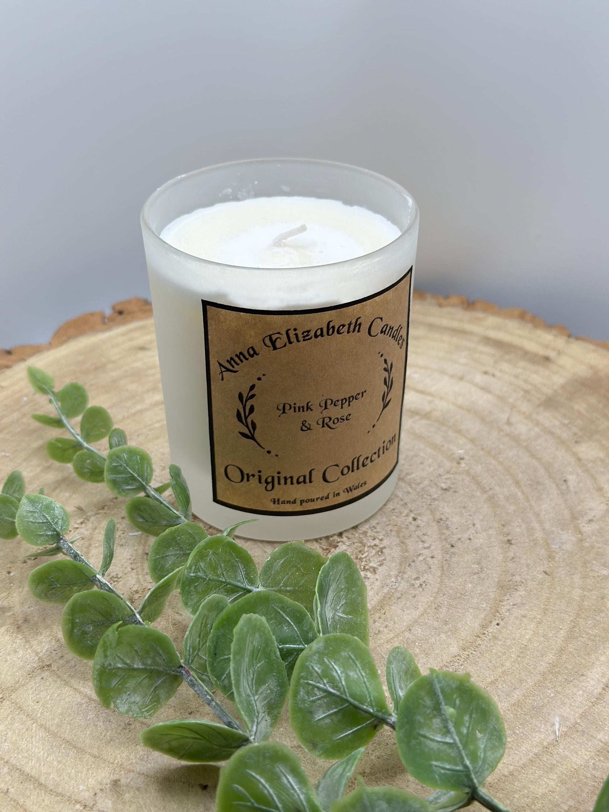 Lucky Dip Candle, Medium Frosted Jar, Mystery Scent, Refillable Olive or Soy Wax, Handpoured