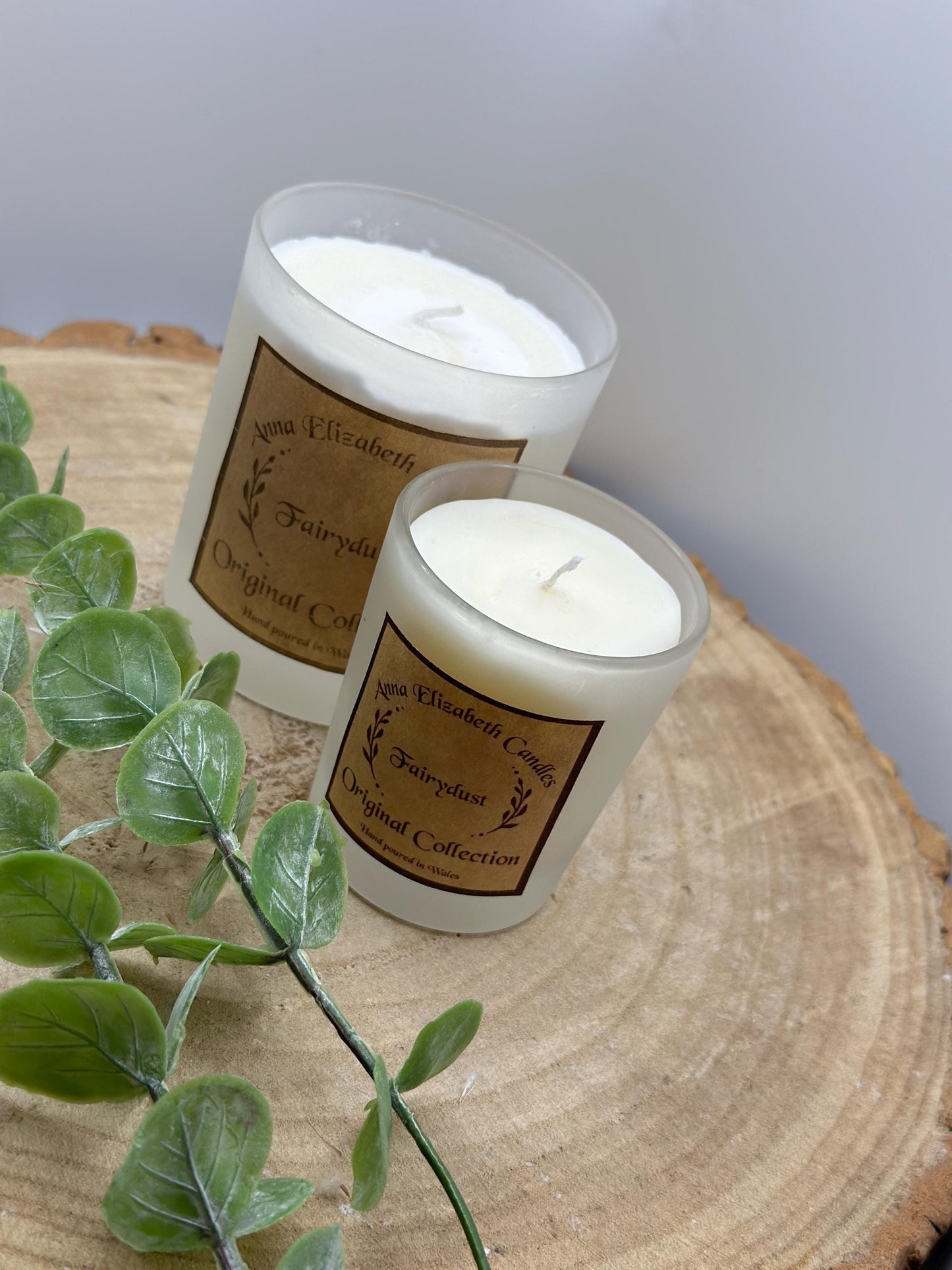 Mystery Scent Mini Candle: Frosted Jar, Olive Wax, Vegan