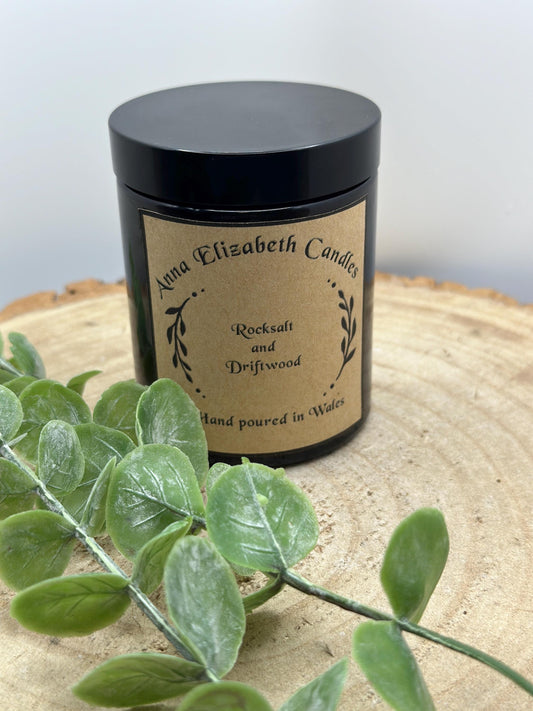 Mystery Scent Olive Wax Candle: Lucky Dip Amber Jar, Hand-Poured