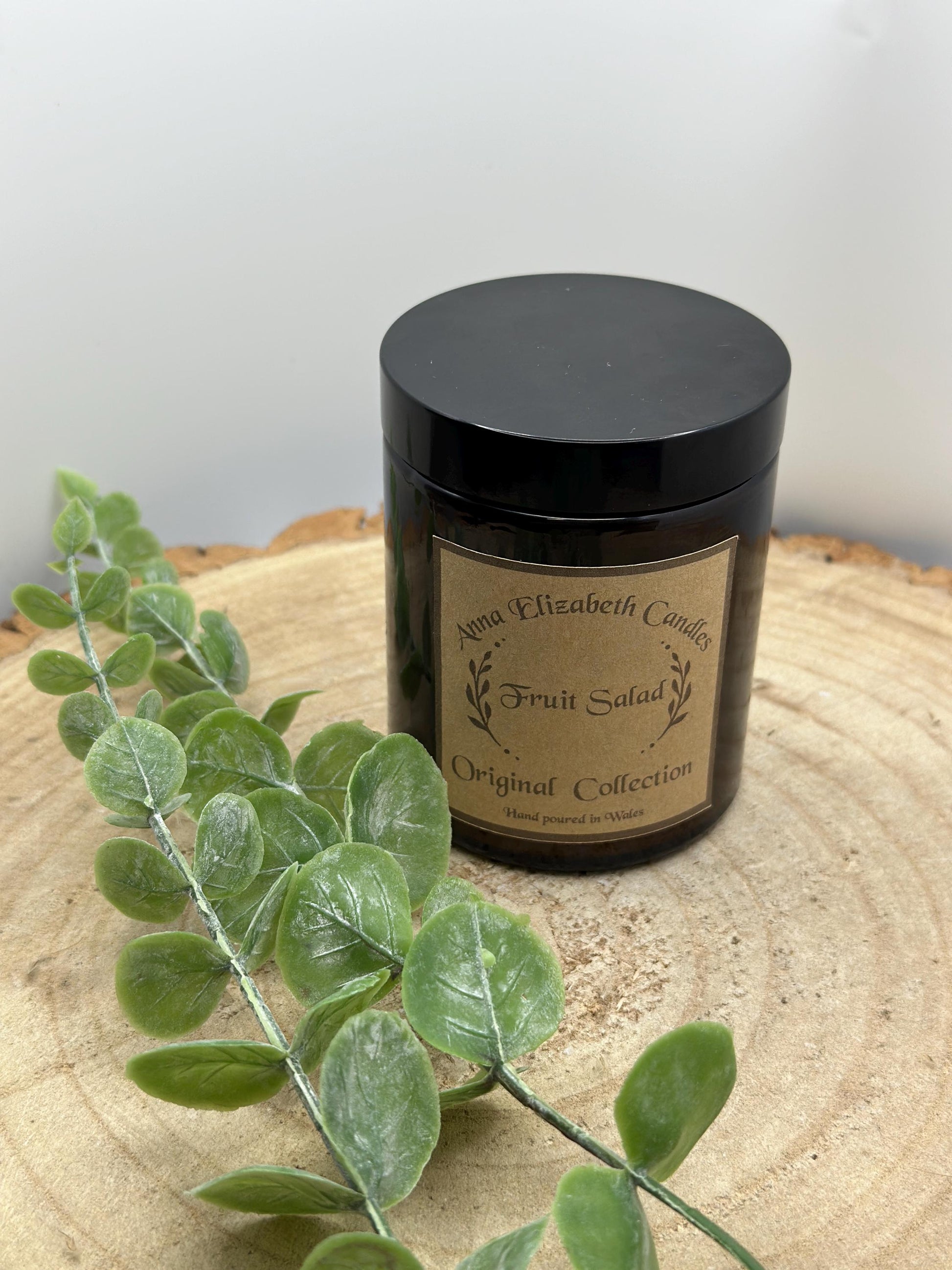 Mystery Scent Olive Wax Candle: Lucky Dip Amber Jar, Hand-Poured