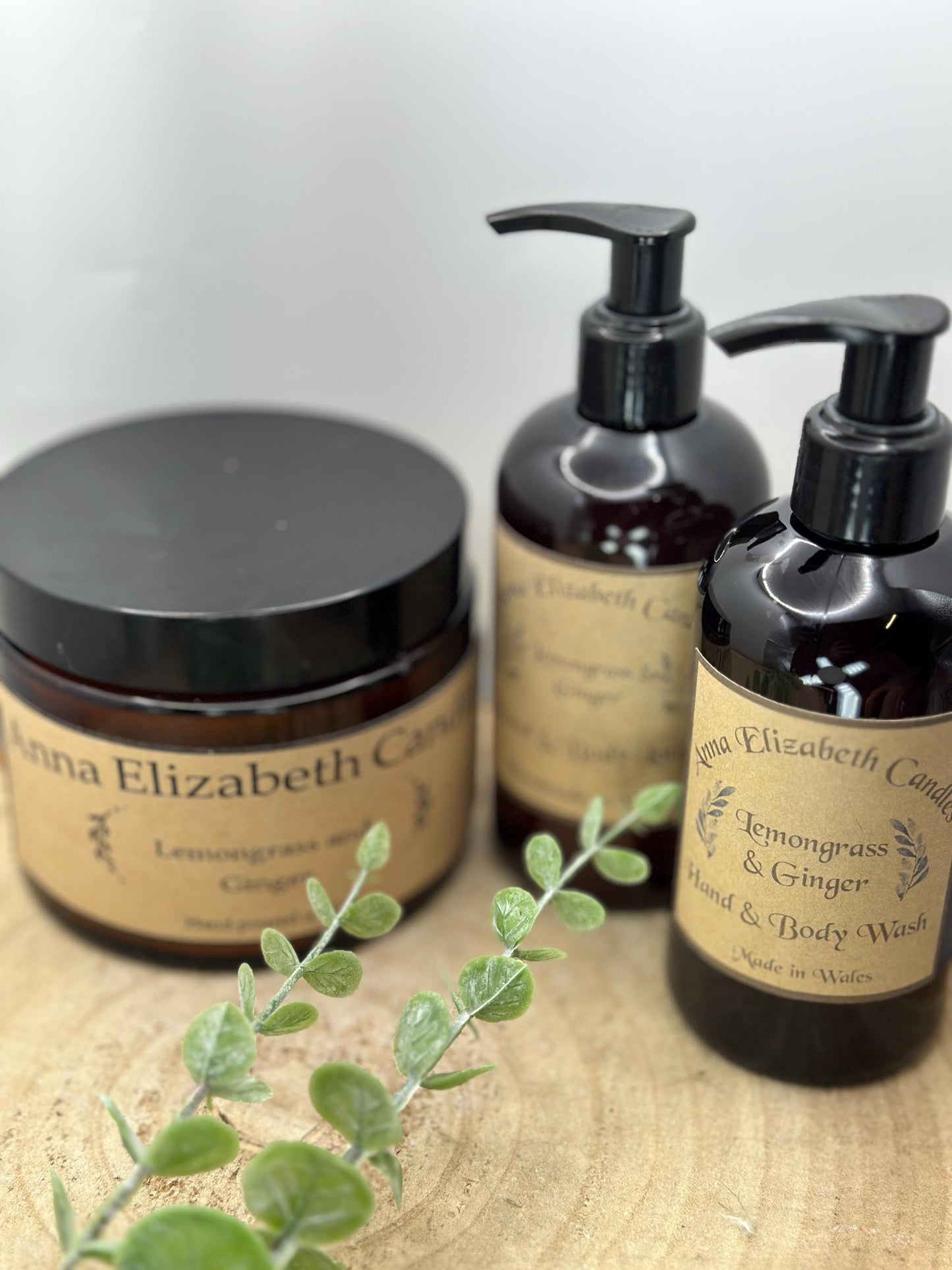 Luxury Body Wash, Vegan Liquid Soap in Amber Bottle, 200ml, Natural and Nourishing Skincare